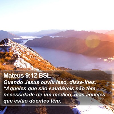Mateus 9:12 BSL Bible Verse Image