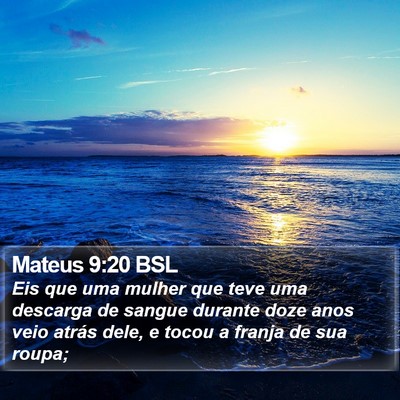 Mateus 9:20 BSL Bible Verse Image