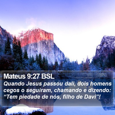 Mateus 9:27 BSL Bible Verse Image