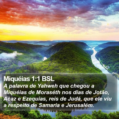 Miquéias 1:1 BSL Bible Verse Image