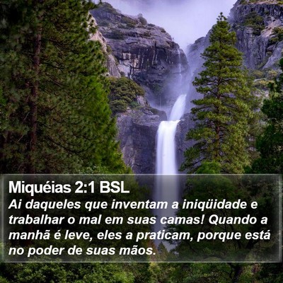 Miquéias 2:1 BSL Bible Verse Image