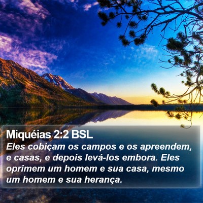 Miquéias 2:2 BSL Bible Verse Image