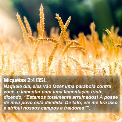 Miquéias 2:4 BSL Bible Verse Image