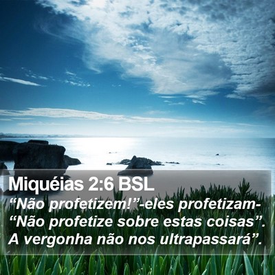 Miquéias 2:6 BSL Bible Verse Image