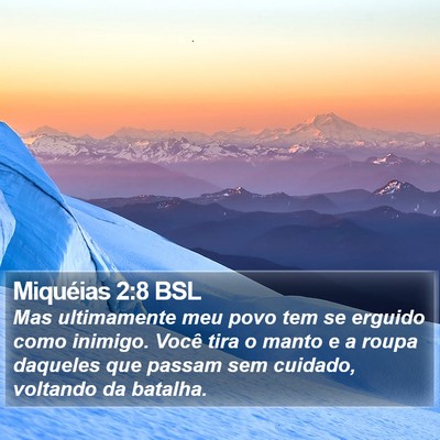 Miquéias 2:8 BSL Bible Verse Image