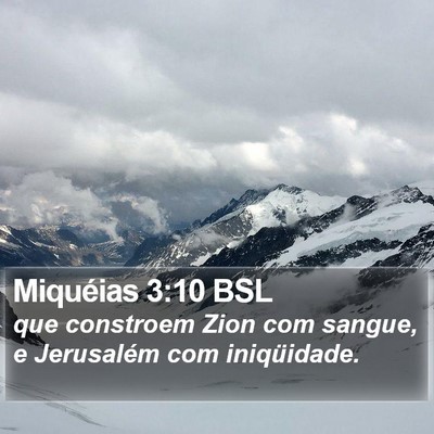 Miquéias 3:10 BSL Bible Verse Image