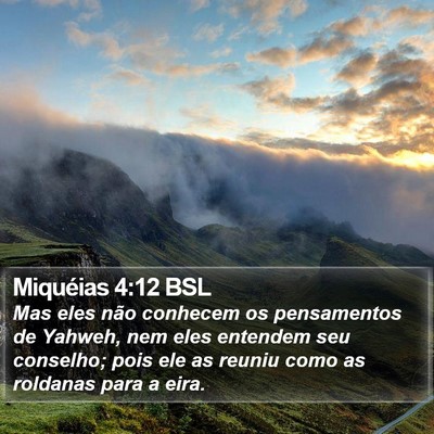 Miquéias 4:12 BSL Bible Verse Image