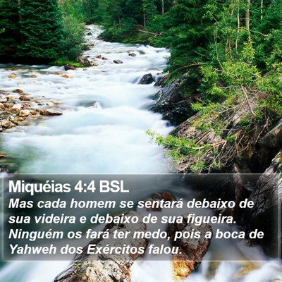 Miquéias 4:4 BSL Bible Verse Image
