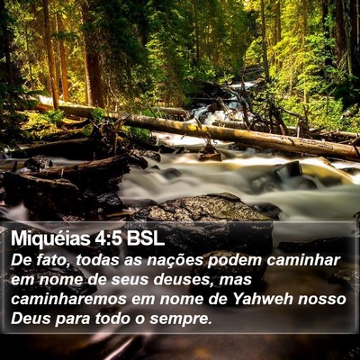 Miquéias 4:5 BSL Bible Verse Image