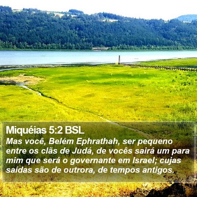 Miquéias 5:2 BSL Bible Verse Image