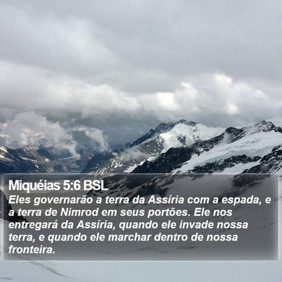 Miquéias 5:6 BSL Bible Verse Image