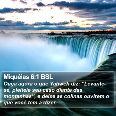Miquéias 6:1 BSL Bible Verse Image