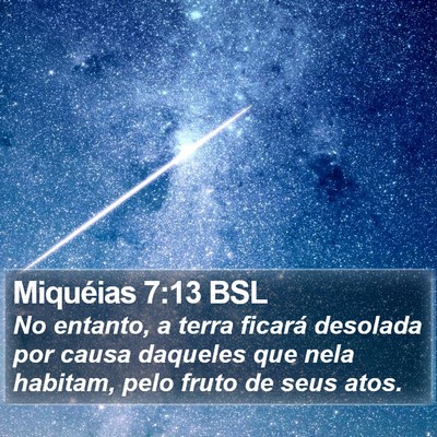 Miquéias 7:13 BSL Bible Verse Image