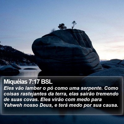 Miquéias 7:17 BSL Bible Verse Image
