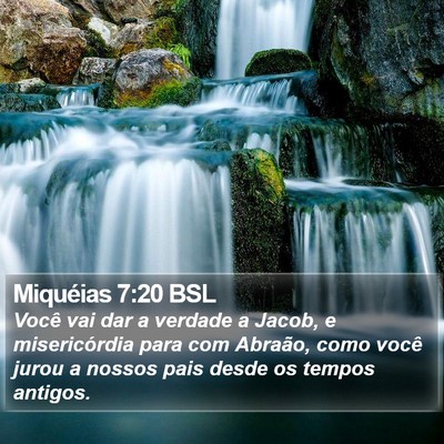 Miquéias 7:20 BSL Bible Verse Image