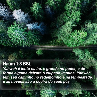 Naum 1:3 BSL Bible Verse Image