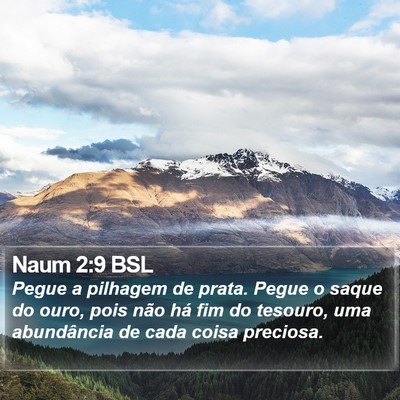 Naum 2:9 BSL Bible Verse Image