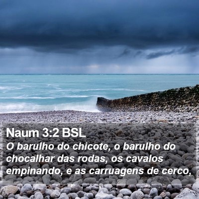Naum 3:2 BSL Bible Verse Image