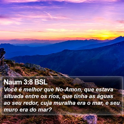 Naum 3:8 BSL Bible Verse Image