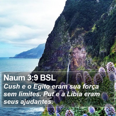 Naum 3:9 BSL Bible Verse Image