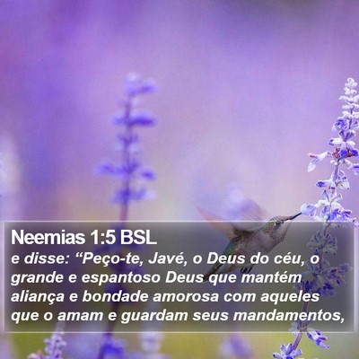 Neemias 1:5 BSL Bible Verse Image