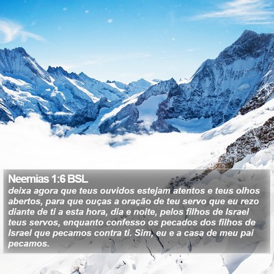 Neemias 1:6 BSL Bible Verse Image