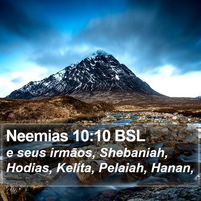 Neemias 10:10 BSL Bible Verse Image