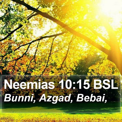 Neemias 10:15 BSL Bible Verse Image