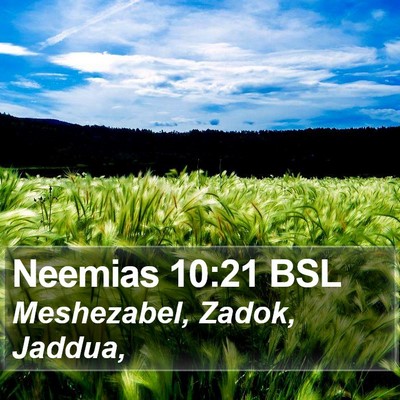 Neemias 10:21 BSL Bible Verse Image