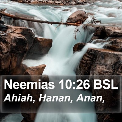 Neemias 10:26 BSL Bible Verse Image
