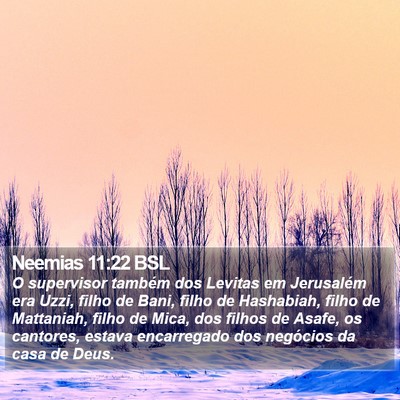 Neemias 11:22 BSL Bible Verse Image