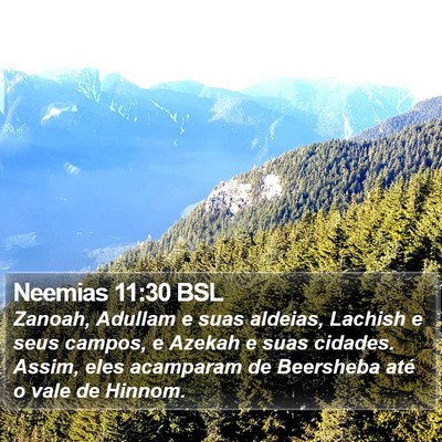 Neemias 11:30 BSL Bible Verse Image