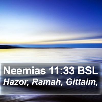 Neemias 11:33 BSL Bible Verse Image