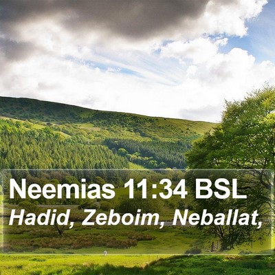 Neemias 11:34 BSL Bible Verse Image