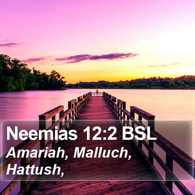 Neemias 12:2 BSL Bible Verse Image