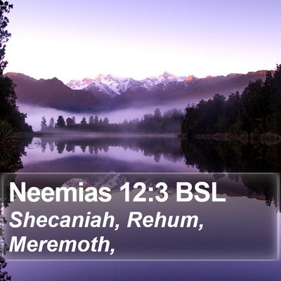 Neemias 12:3 BSL Bible Verse Image