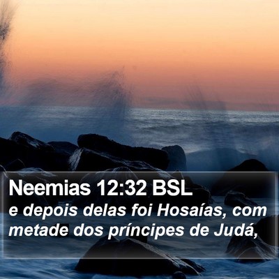 Neemias 12:32 BSL Bible Verse Image