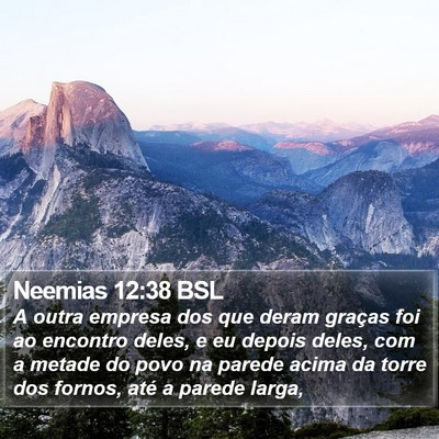 Neemias 12:38 BSL Bible Verse Image