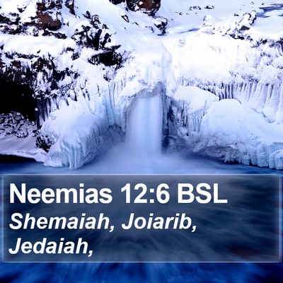 Neemias 12:6 BSL Bible Verse Image