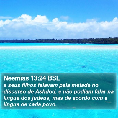 Neemias 13:24 BSL Bible Verse Image