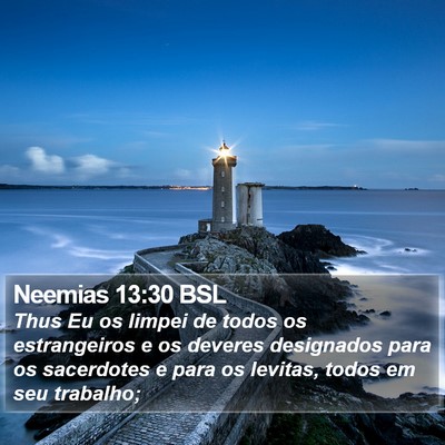 Neemias 13:30 BSL Bible Verse Image