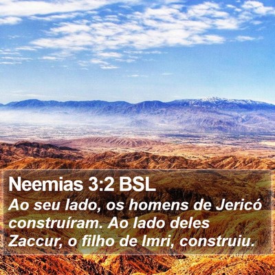 Neemias 3:2 BSL Bible Verse Image