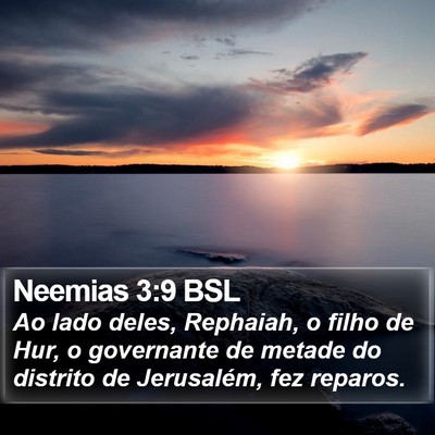 Neemias 3:9 BSL Bible Verse Image
