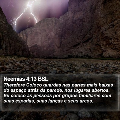 Neemias 4:13 BSL Bible Verse Image