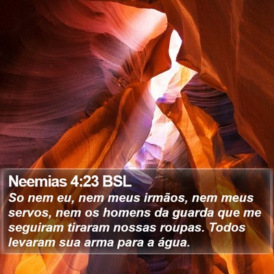 Neemias 4:23 BSL Bible Verse Image