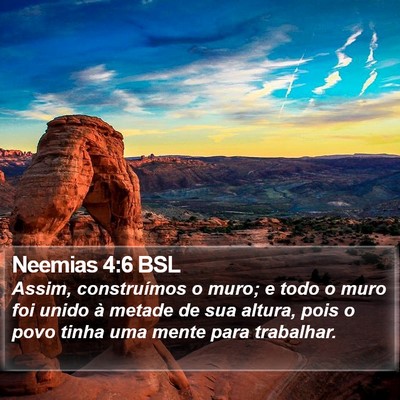 Neemias 4:6 BSL Bible Verse Image