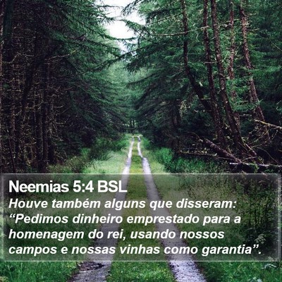 Neemias 5:4 BSL Bible Verse Image