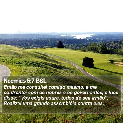 Neemias 5:7 BSL Bible Verse Image