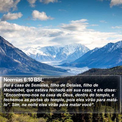 Neemias 6:10 BSL Bible Verse Image