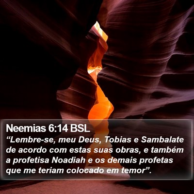 Neemias 6:14 BSL Bible Verse Image
